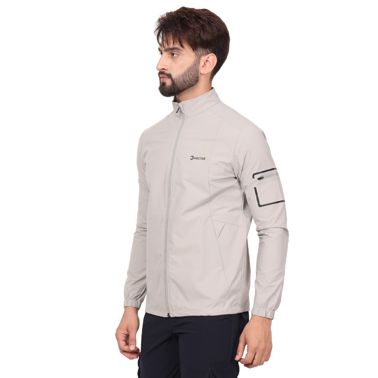 POWER UP TRAINING JACKET LIGHTGREY