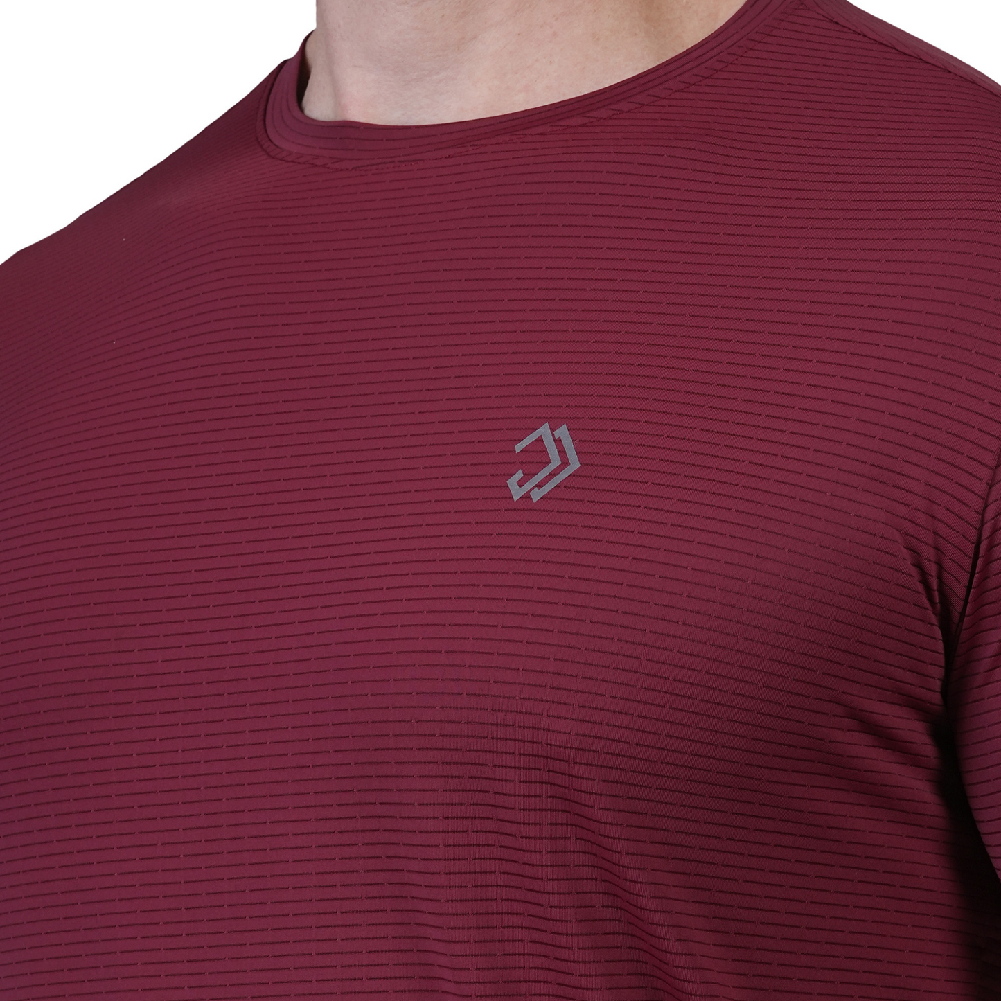 MUSCLE ENHANCER MAROON T SHIRT