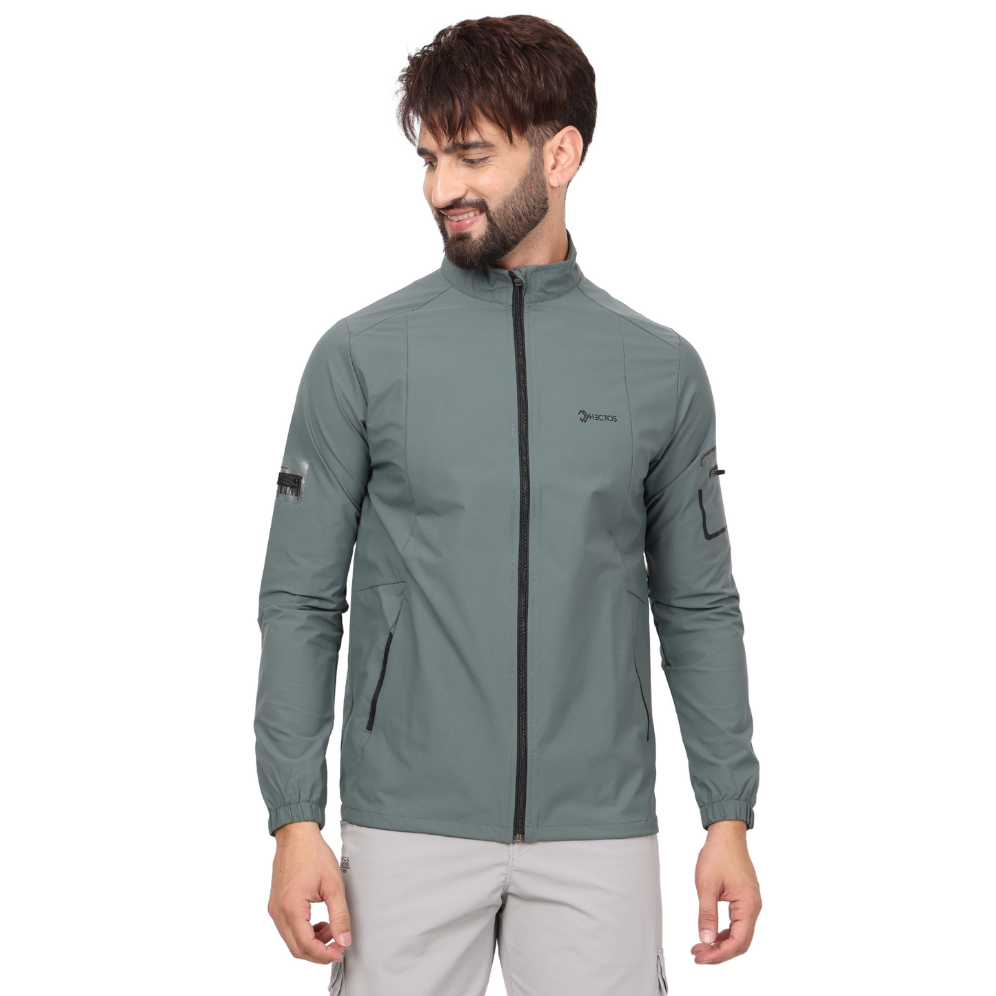 POWER UP TRAINING JACKET F.GREEN