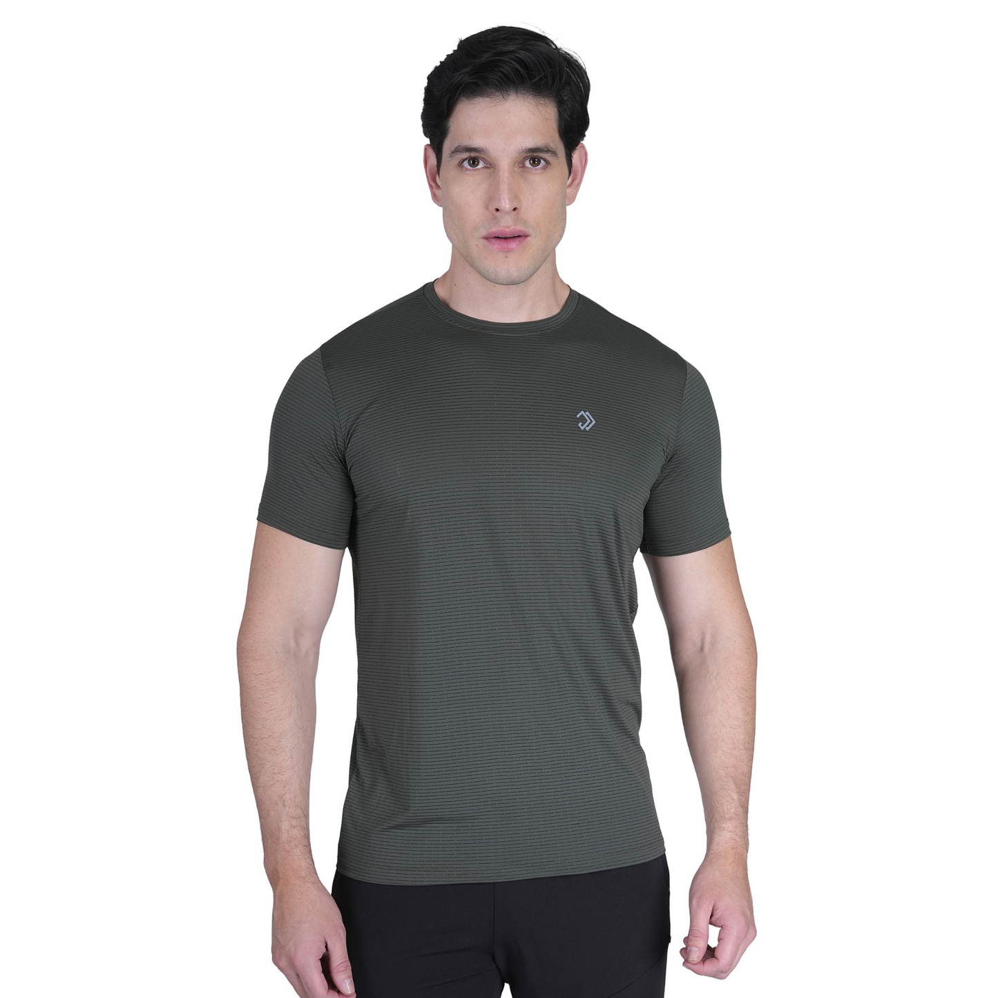 MUSCLE ENHANCER OLIVE T SHIRT