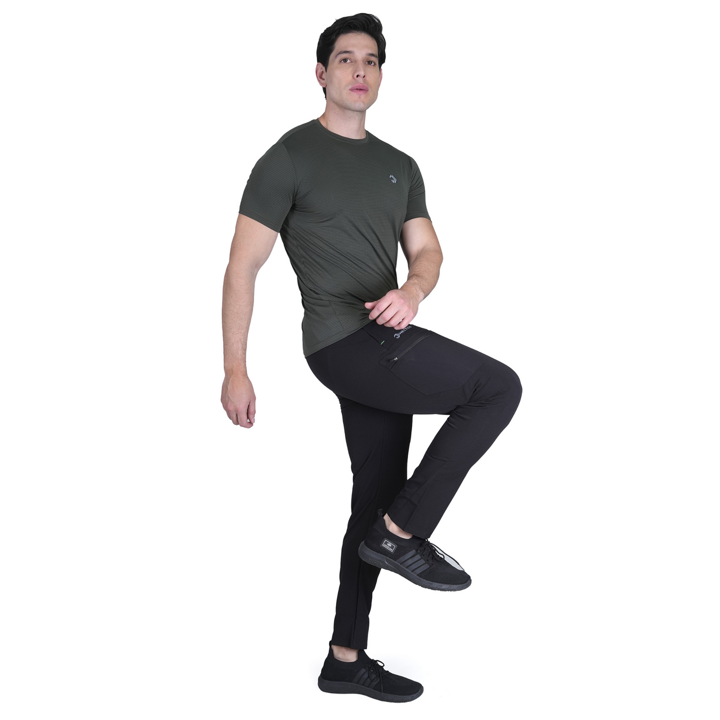 MUSCLE ENHANCER OLIVE T SHIRT