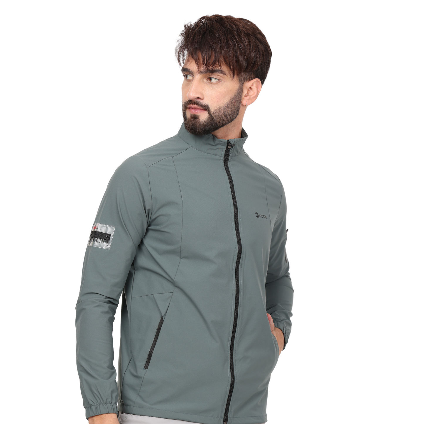 POWER UP TRAINING JACKET F.GREEN