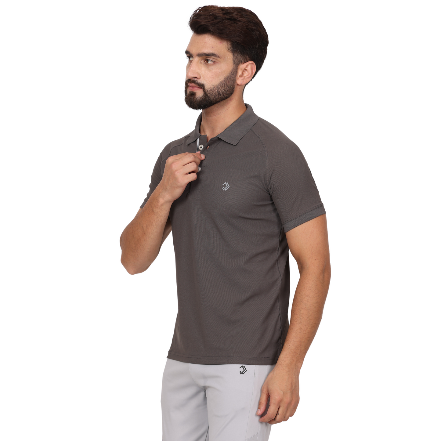 POLO ESSENTIALS TEE GREY