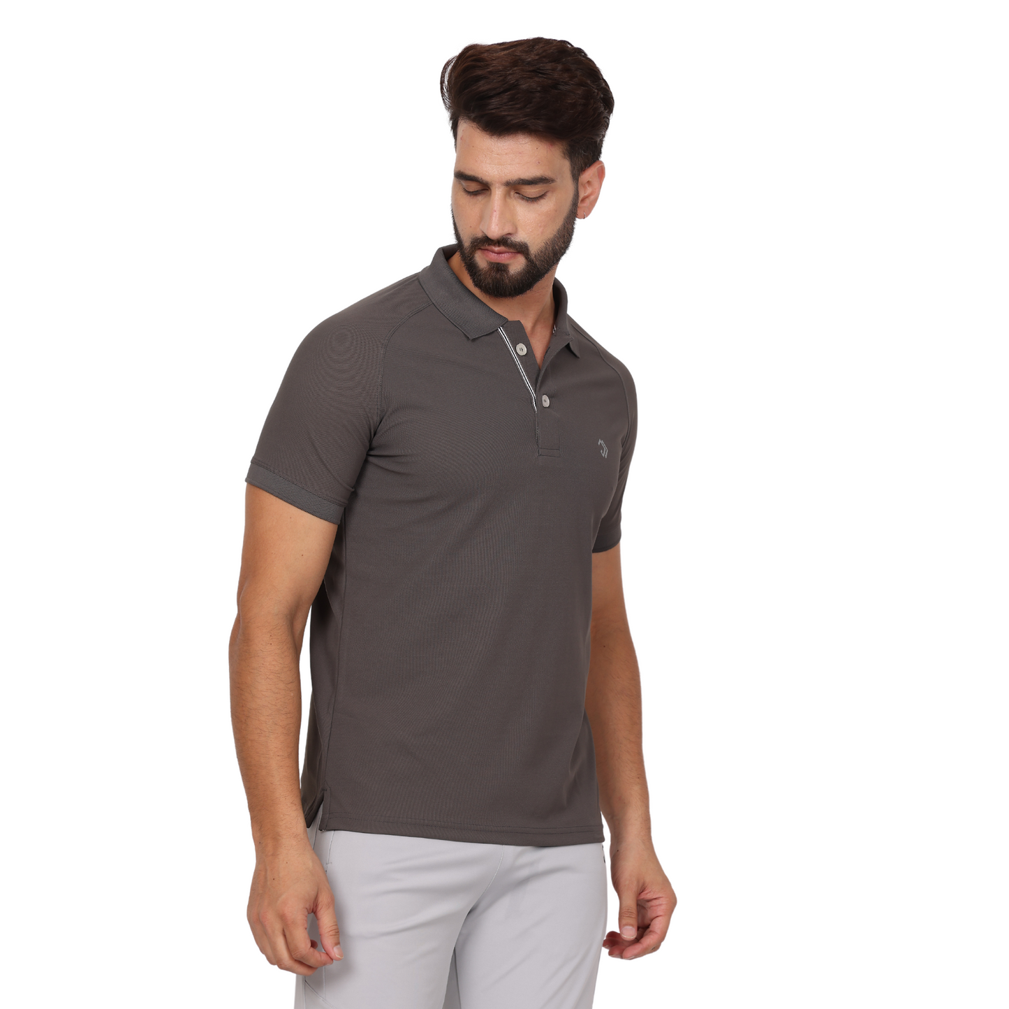 POLO ESSENTIALS TEE GREY