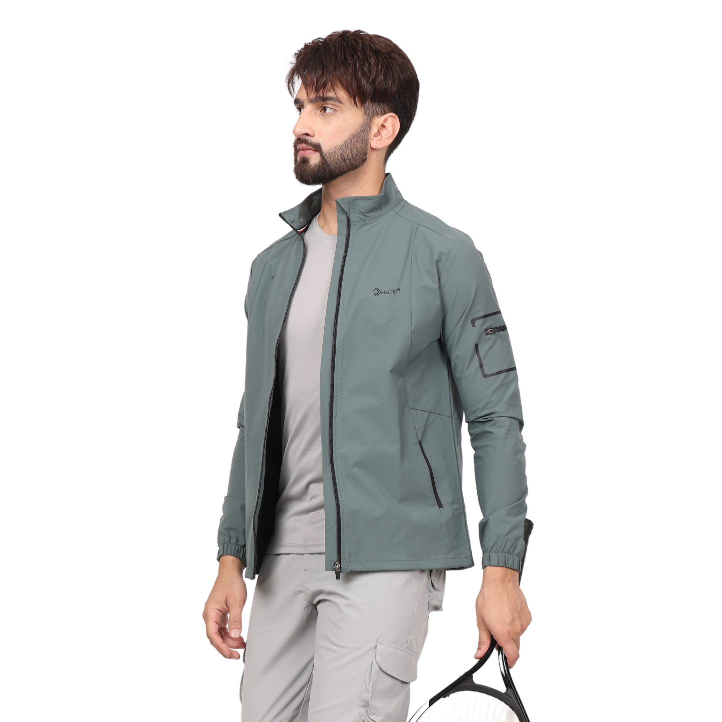 POWER UP TRAINING JACKET F.GREEN