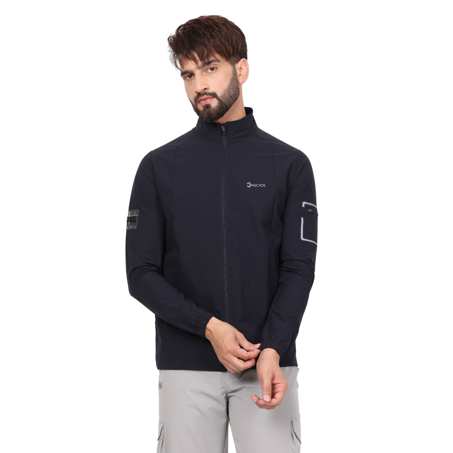 POWER UP TRAINING JACKET NAVY