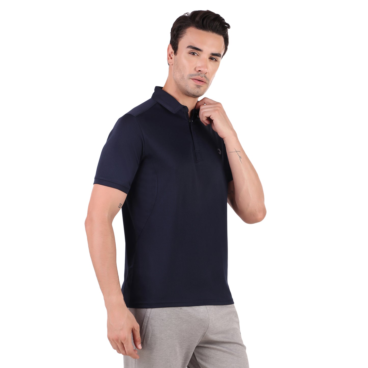 POLO ZIPPER NAVY